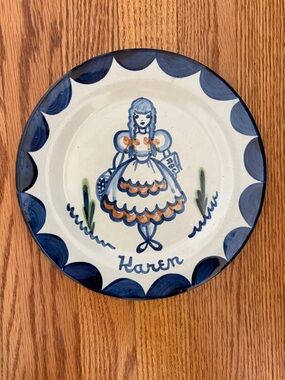 Hand- painted John B Taylor decorative plate-